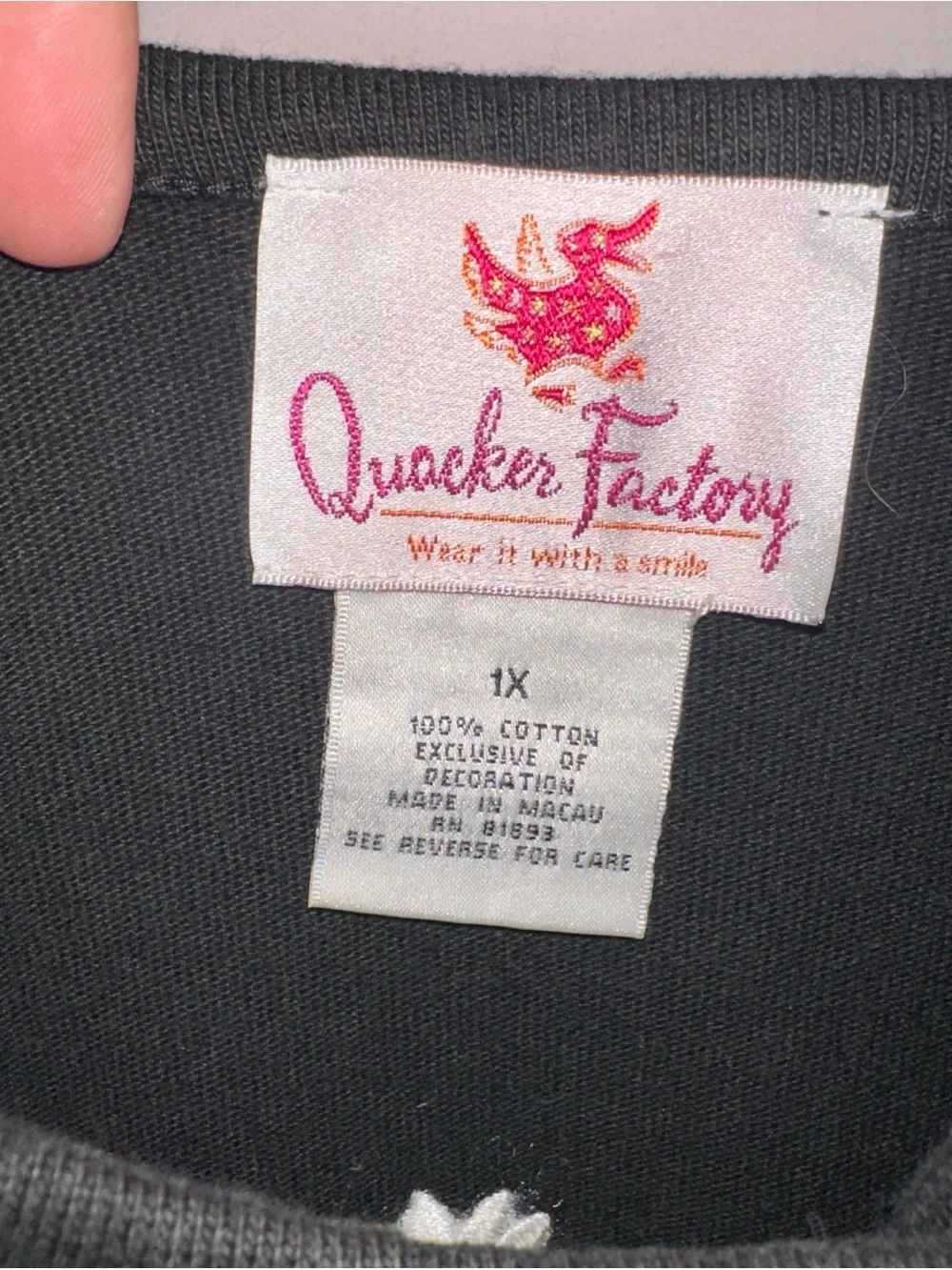 Button-Front Knit Cardigan with Branded Button